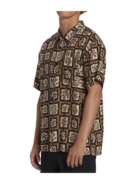 Camisa Billabong Tiki Reef Hemp Woven Hombre