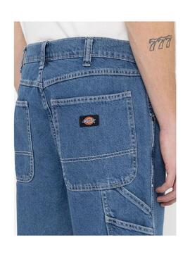 Pantalon Corto Dickies Garyville Denim Hombre