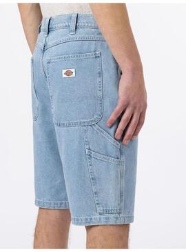 Pantalon Corto Dickies Garyville Denim Hombre