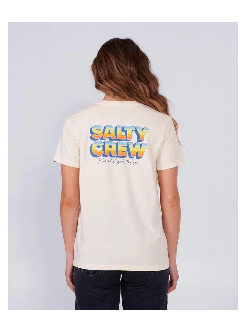 Camiseta Salty Crew Summertime Boyfriend Mujer