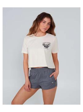 Camiseta Salty Crew Shaka Crop Mujer