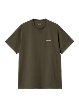 Camiseta Carhartt Script Embroidery Hombre