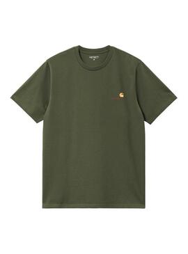 Camiseta Carhartt American Script Hombre