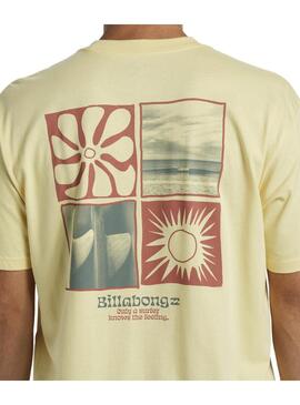 Camiseta Billabong Twin Fins Hombre