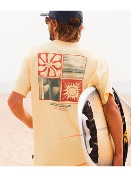 Camiseta Billabong Twin Fins Hombre