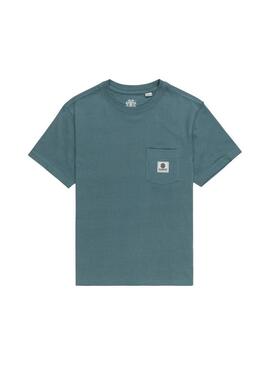 Camiseta Elemnet Basic Pocket Label Niño