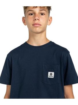 Camiseta Elemnet Basic Pocket Label Niño