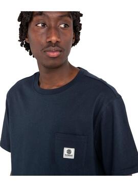 Camiseta Elemnt Basic Pocket Label Hombre