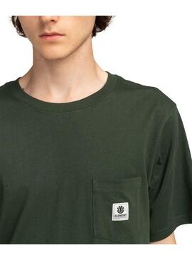 Camiseta Element Basic Pocket Label Hombre