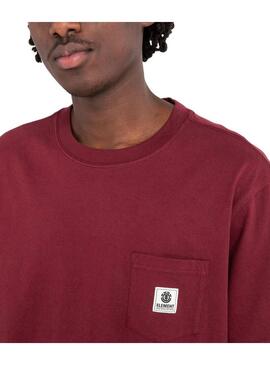 Camiseta Elemnt Basic Pocket Label Hombre