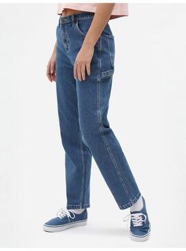 Pantalon Dickies Ellendale Denim Mujer