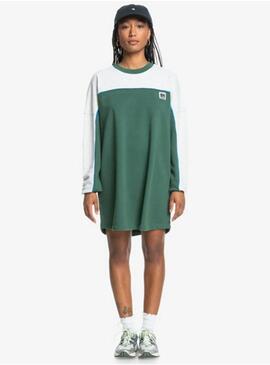 Vestido Quicksilver Uni Mini Fleece Mujer