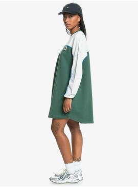 Vestido Quicksilver Uni Mini Fleece Mujer