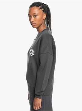 Sudadera Quicksilver Uni Oversized Mujer