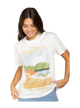 Camiseta Billabong Golden  West Mujer