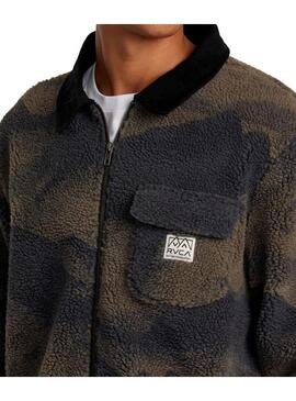 Chaqueta Rvca Walker Sherpa Hombre