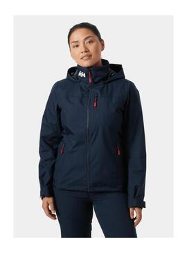 Chaqueta Helly W Crew Hooded Midlayer Mujer