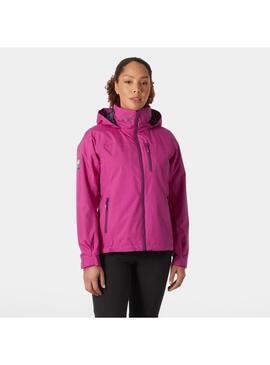 Chaqueta Helly W Crew Hooded Midlayer Mujer