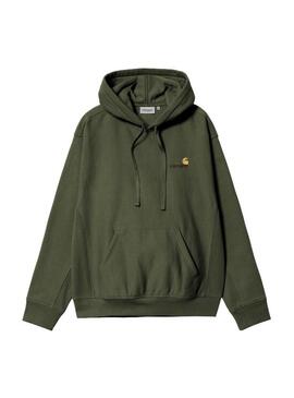 Sudadera Carhartt Hooded American Script Hombre