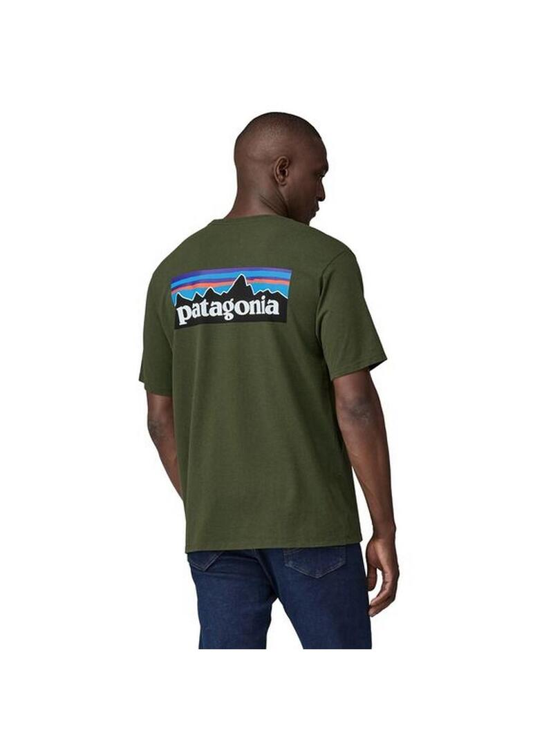 Camiseta Patagonia P6 Logo Responsibili Hombre