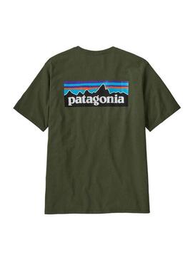 Camiseta Patagonia P6 Logo Responsibili Hombre