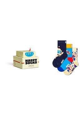 Calcetines Happy Sock Pack Kids Astronaut