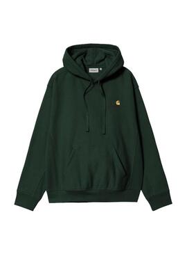 Sudadera Carhartt Hooded American Script Hombre