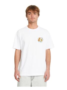 Camiseta Volcom Curious Cat Hombre