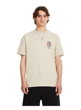 Camiseta Volcom Draggin Stone Hth Hombre