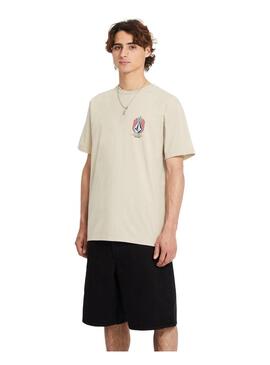 Camiseta Volcom Draggin Stone Hth Hombre