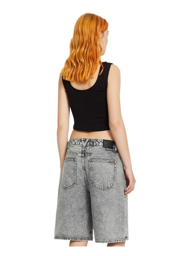 Pantalon Corto Volcom Beeggy Denim Mujer