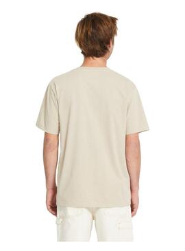 Camiseta Volcom Circle Blanks Hth Hombre