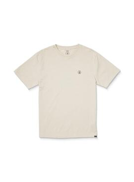 Camiseta Volcom Circle Blanks Hth Hombre