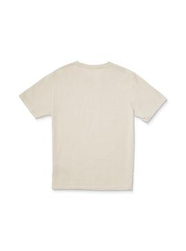 Camiseta Volcom Circle Blanks Hth Hombre