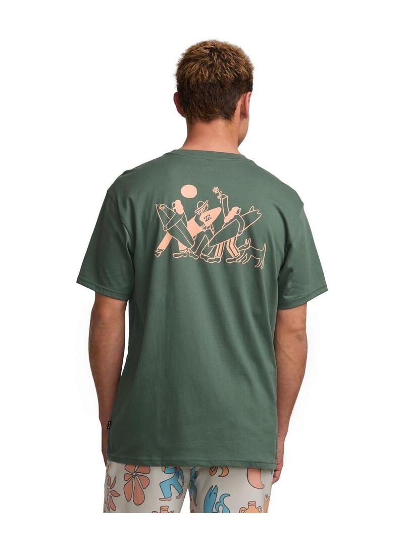 Camiseta Billabong Together Premium Hombre