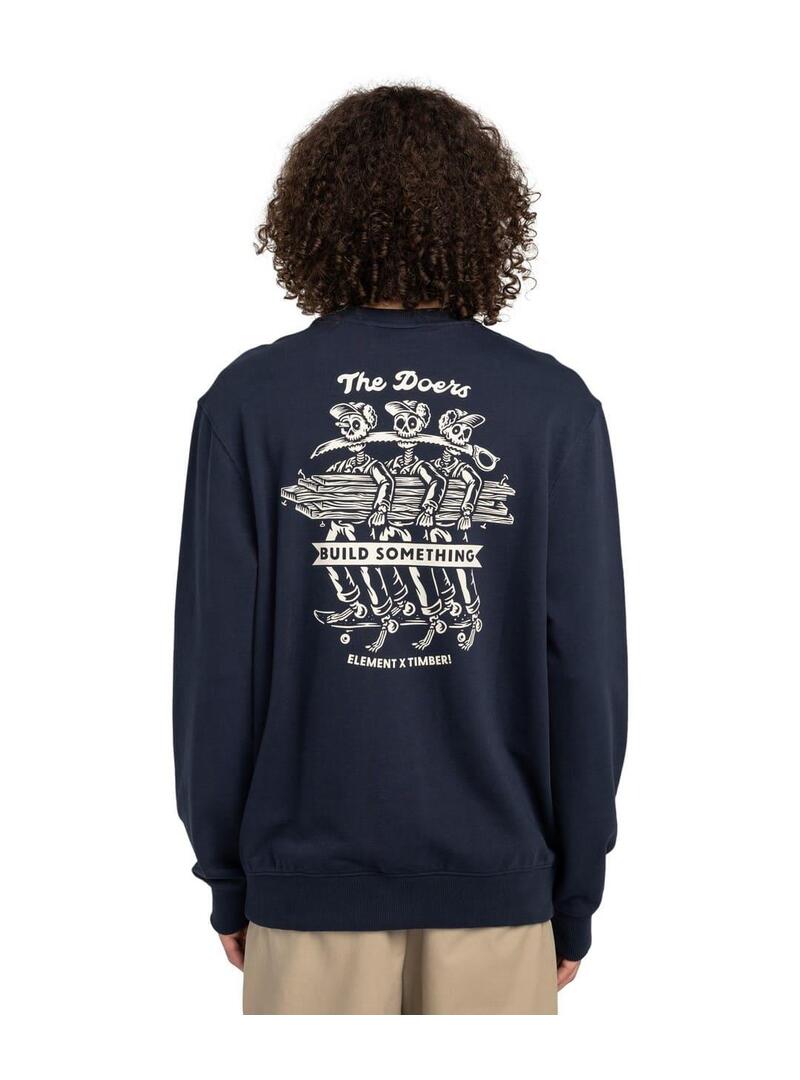 Sudadera Element Timber Skeleton Gang Hombre