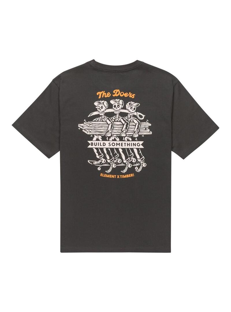 Camiseta Element Timber Skeleton Gang Hombre