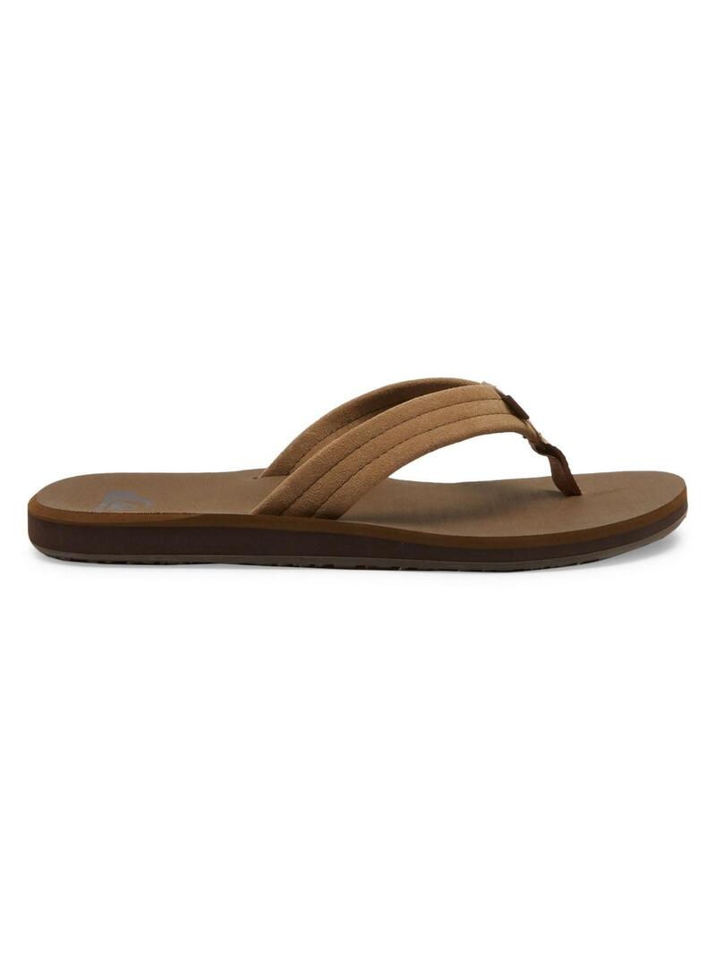 Chanclas Quicksilverr Carver Suede Core Hombre