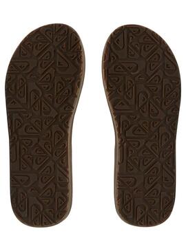 Chanclas Quicksilverr Carver Suede Core Hombre