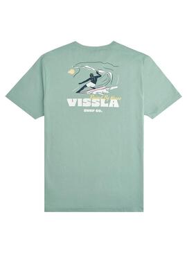 Camiseta Vissla Sunset Wave Hombre