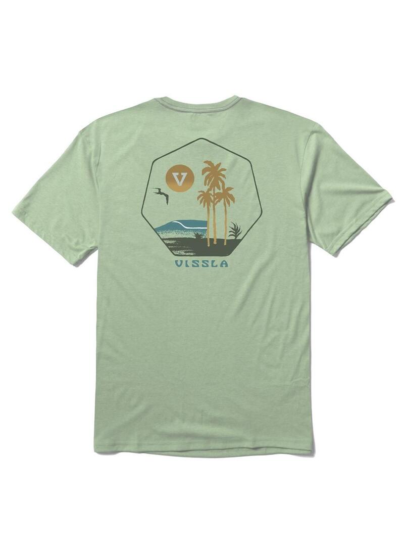 Camiseta Vissla Tres Palmas Comp Lite Hombre
