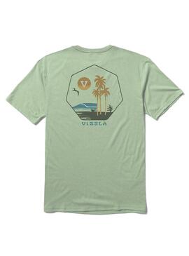 Camiseta Vissla Tres Palmas Comp Lite Hombre