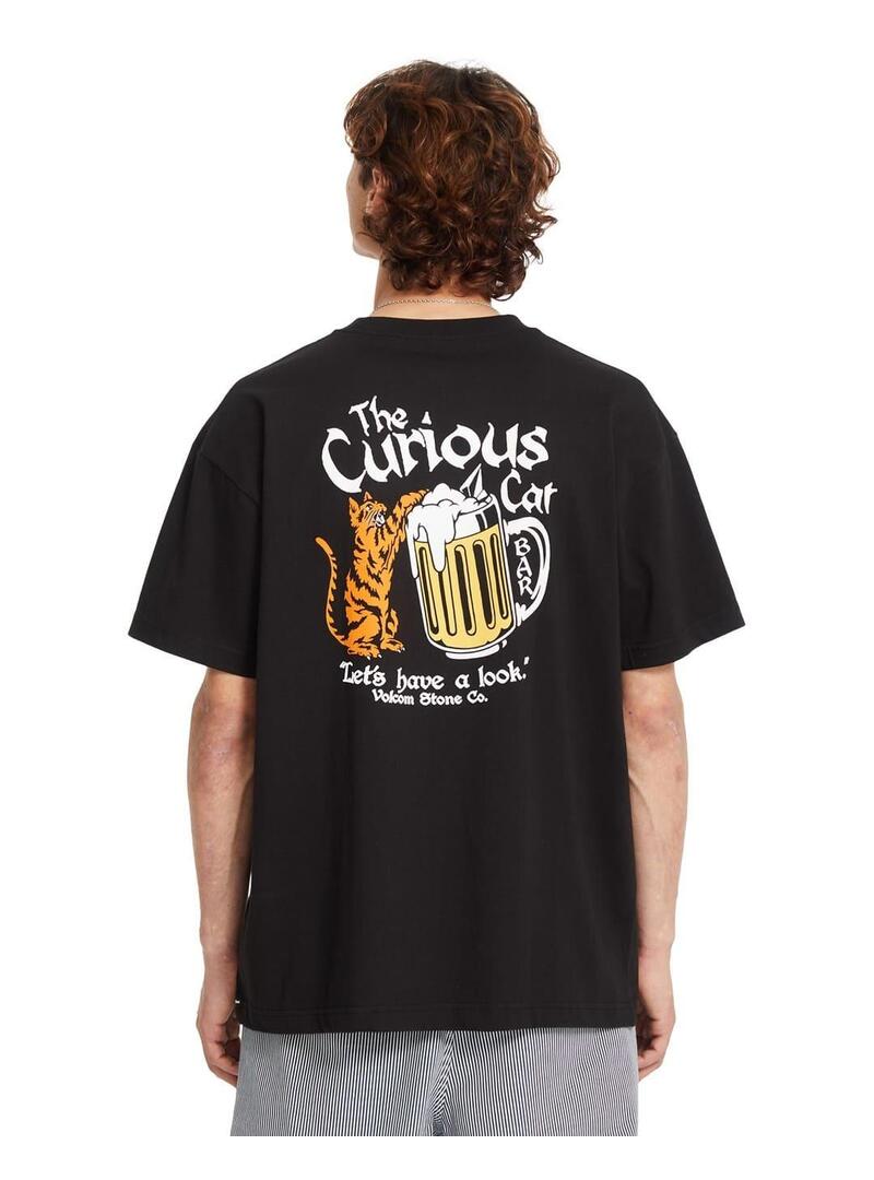 Camiseta Volcom Curious Cat Hombre