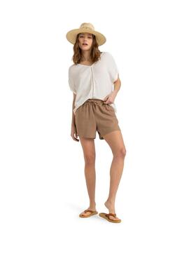 Pantalon Corto Roxy Lekeitio Break Mid Mujer