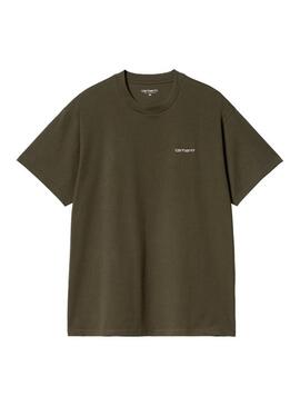 Camiseta Carhartt S/S Script Embroidery Hombre