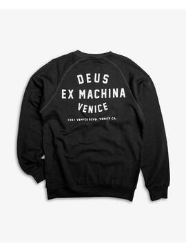 Sudadera Deus ex Machina Venice Address Crew hombre