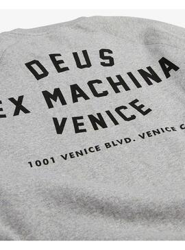 Sudadera Deus ex Machina Venice Address Crew hombre