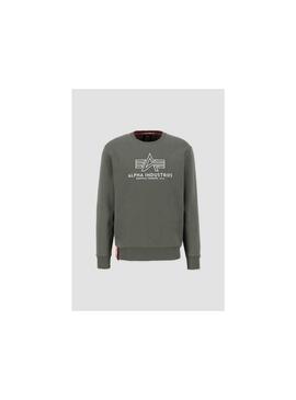 Sudadera Alpha Basic Sweater Embroidery hombre