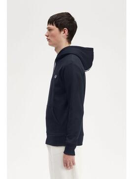 Sudadera Fred Perry Tape Detail Hooded Sweatshirt hombre