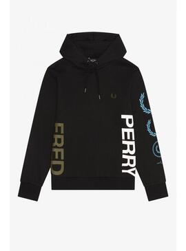 Sudadera Fred Perry Graphic Branding Hooded Sweats hombre